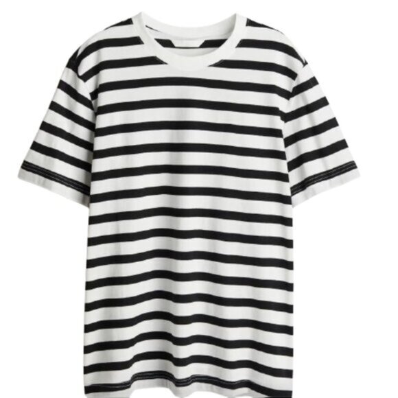 NWT Striped H&M TShirt Size L - Picture 1 of 13